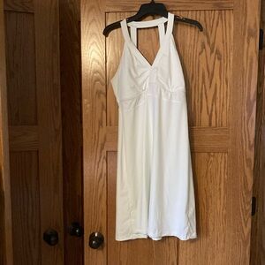 White Athleta summer dress Large